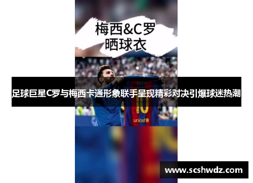 足球巨星C罗与梅西卡通形象联手呈现精彩对决引爆球迷热潮